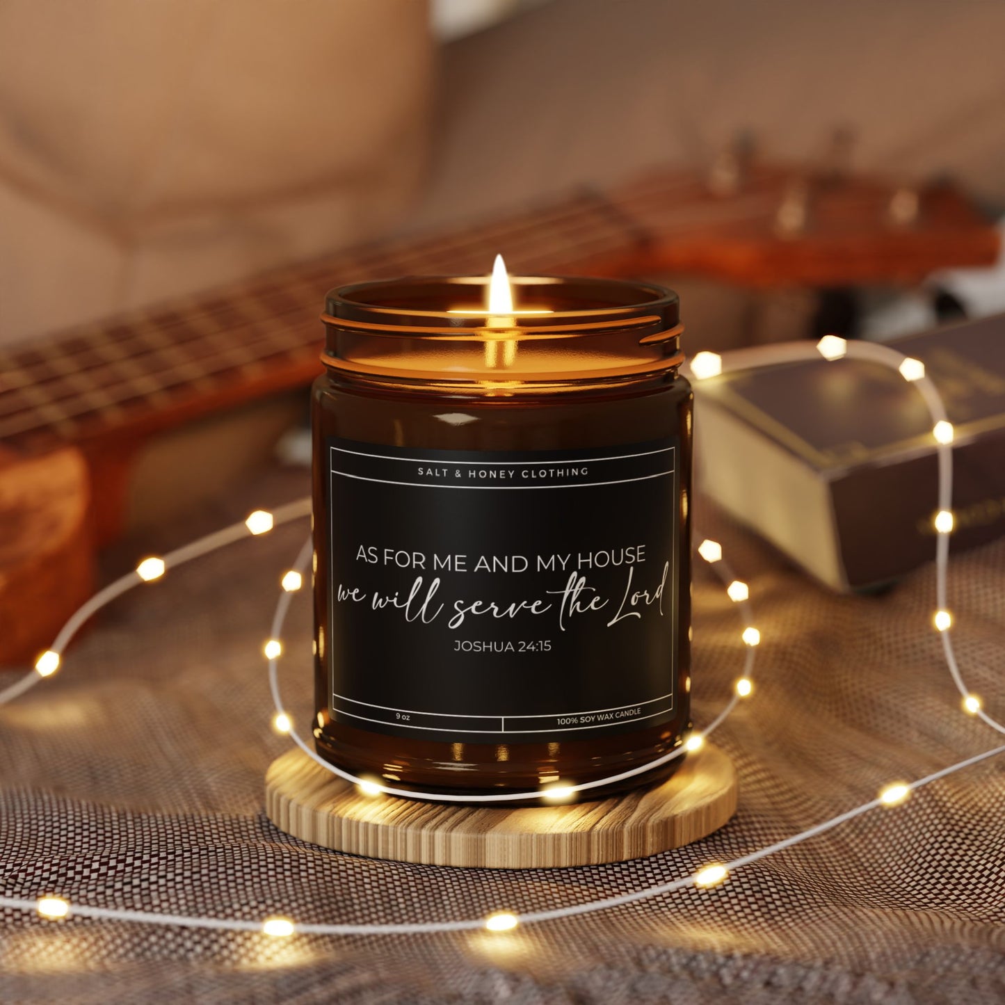 Joshua 24:15 Soy Candle