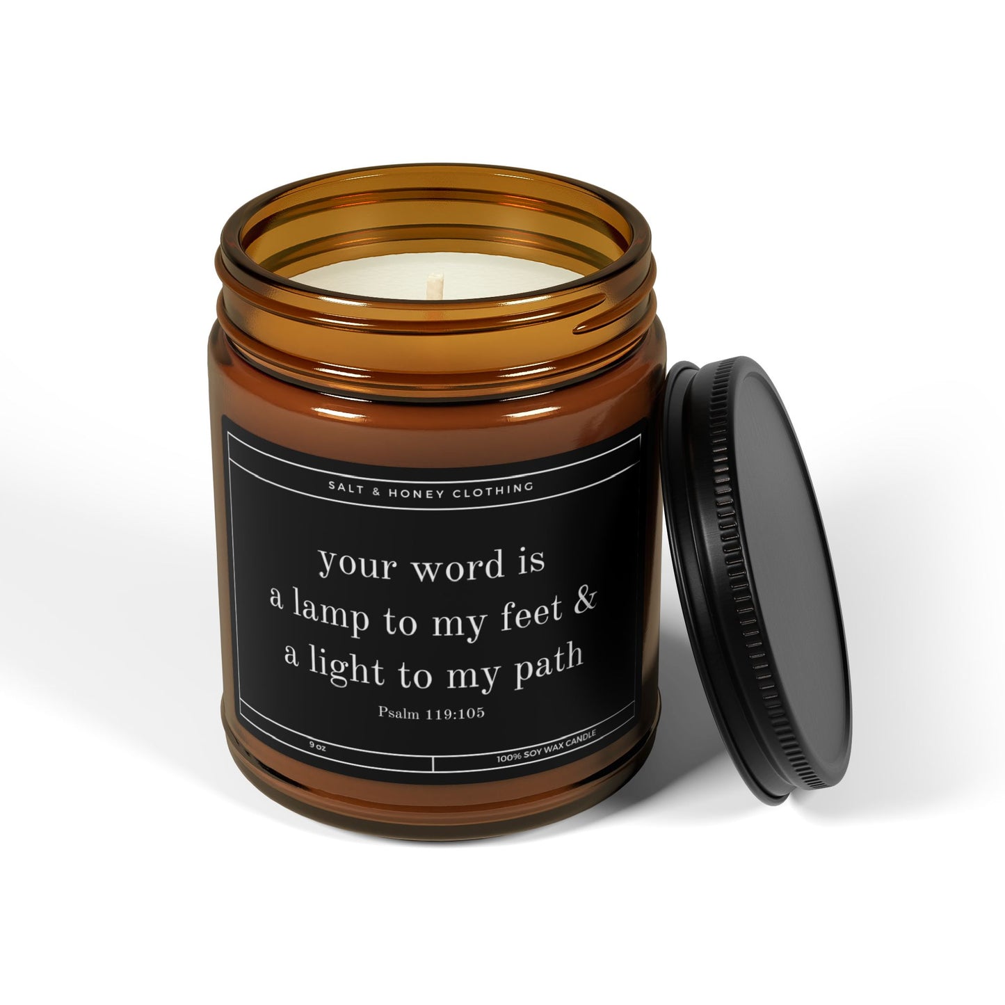 Psalm 109:105 Soy Candle