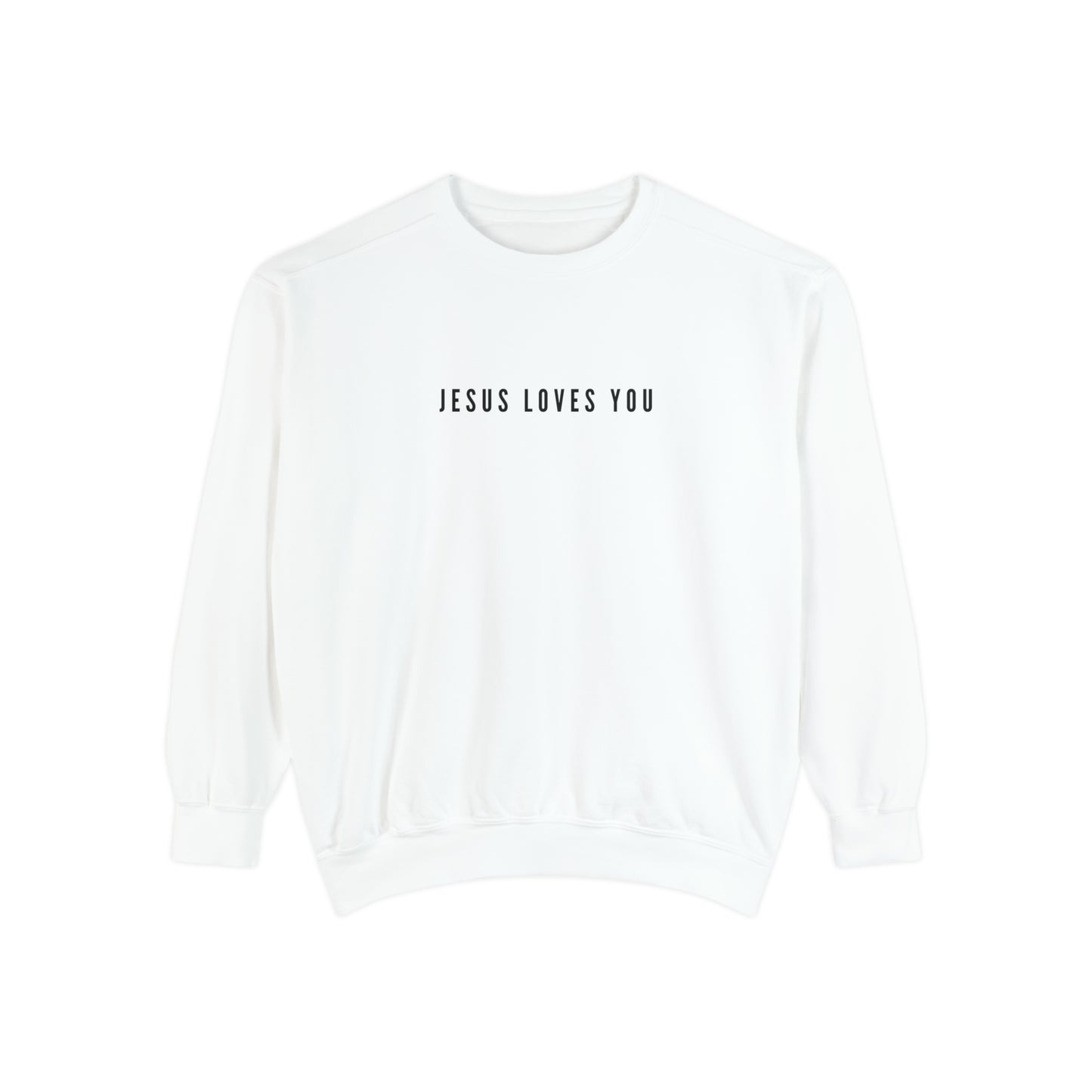 Jesus Loves You Premium Crewneck