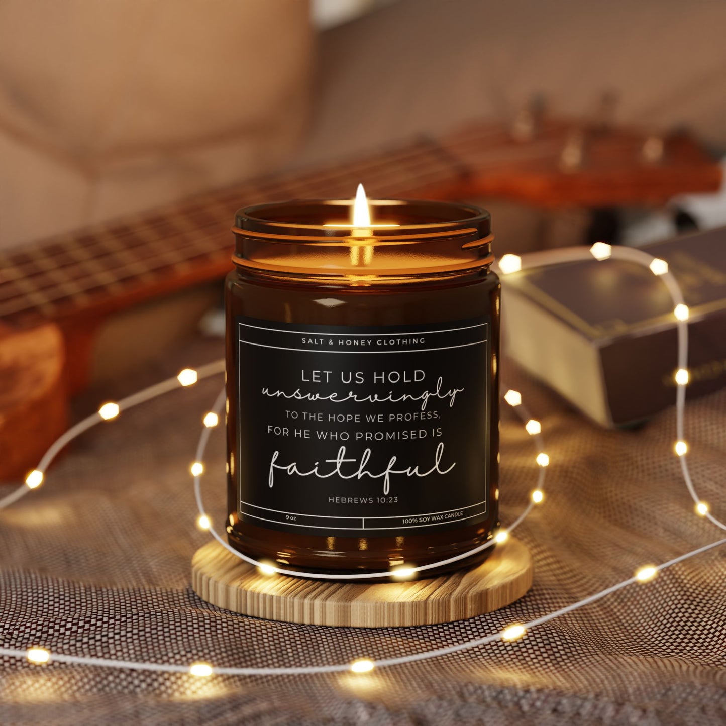 Hebrews 10:23 Soy Candle