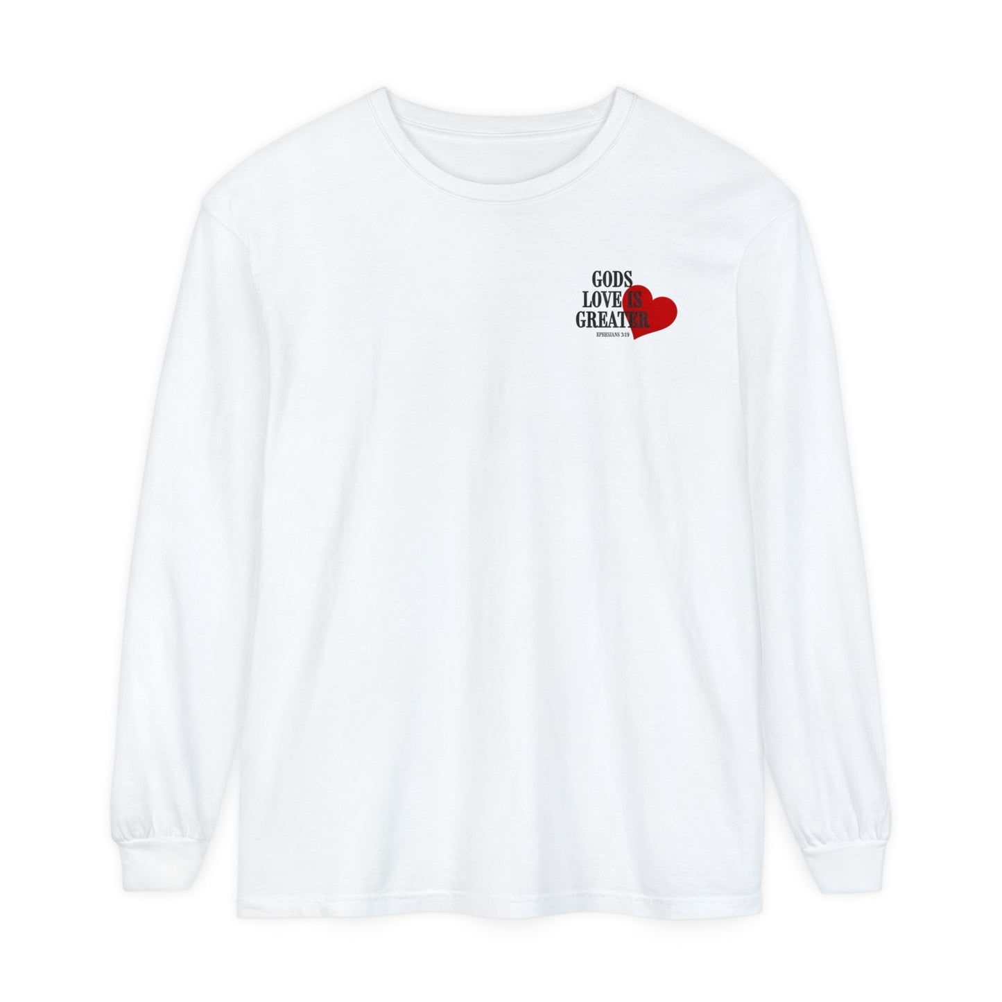 Gods Love is Greater Premium Long Sleeve