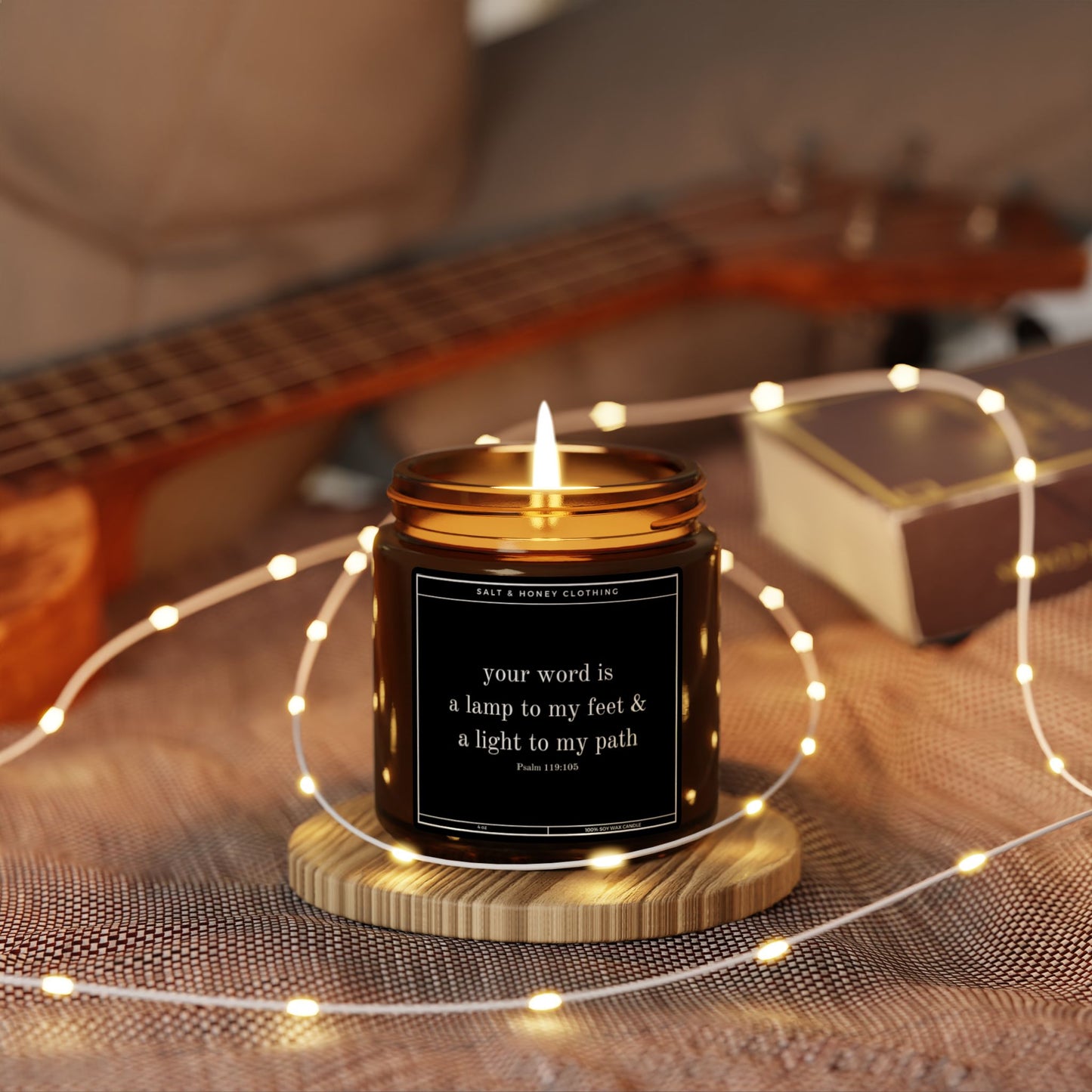 Psalm 109:105 Soy Candle