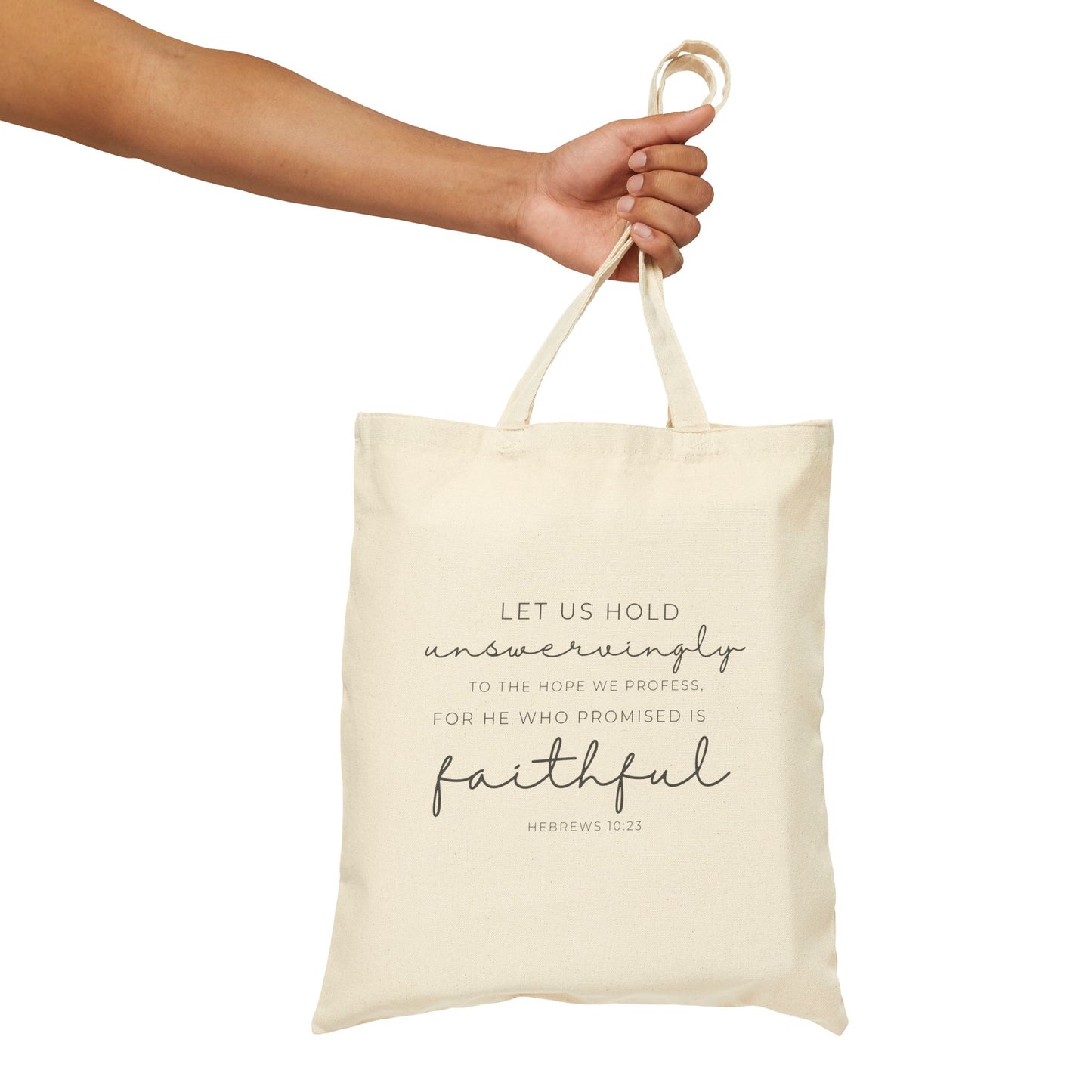 Hebrews 10:23 Tote Bag