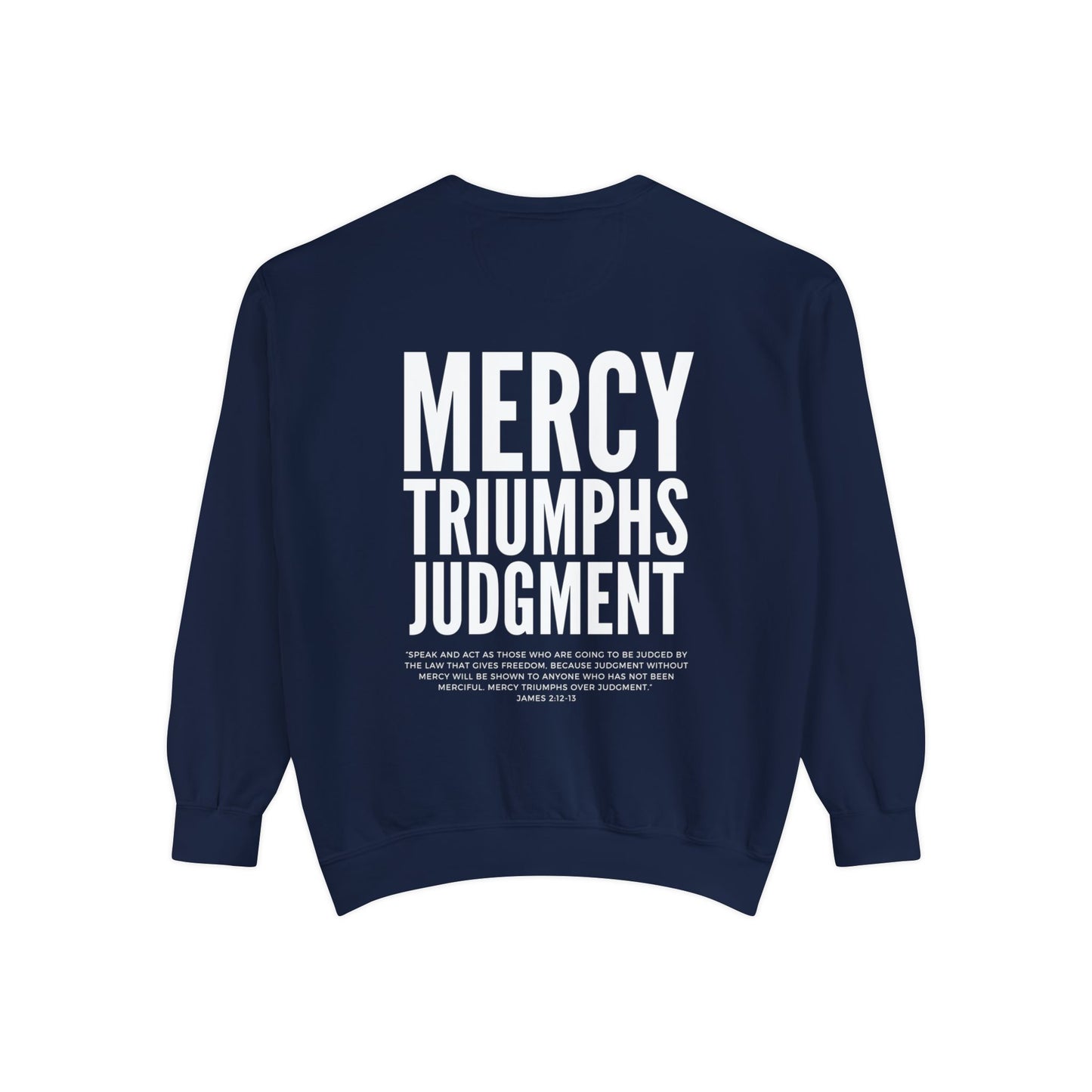 Mercy Triumphs Premium Crewneck