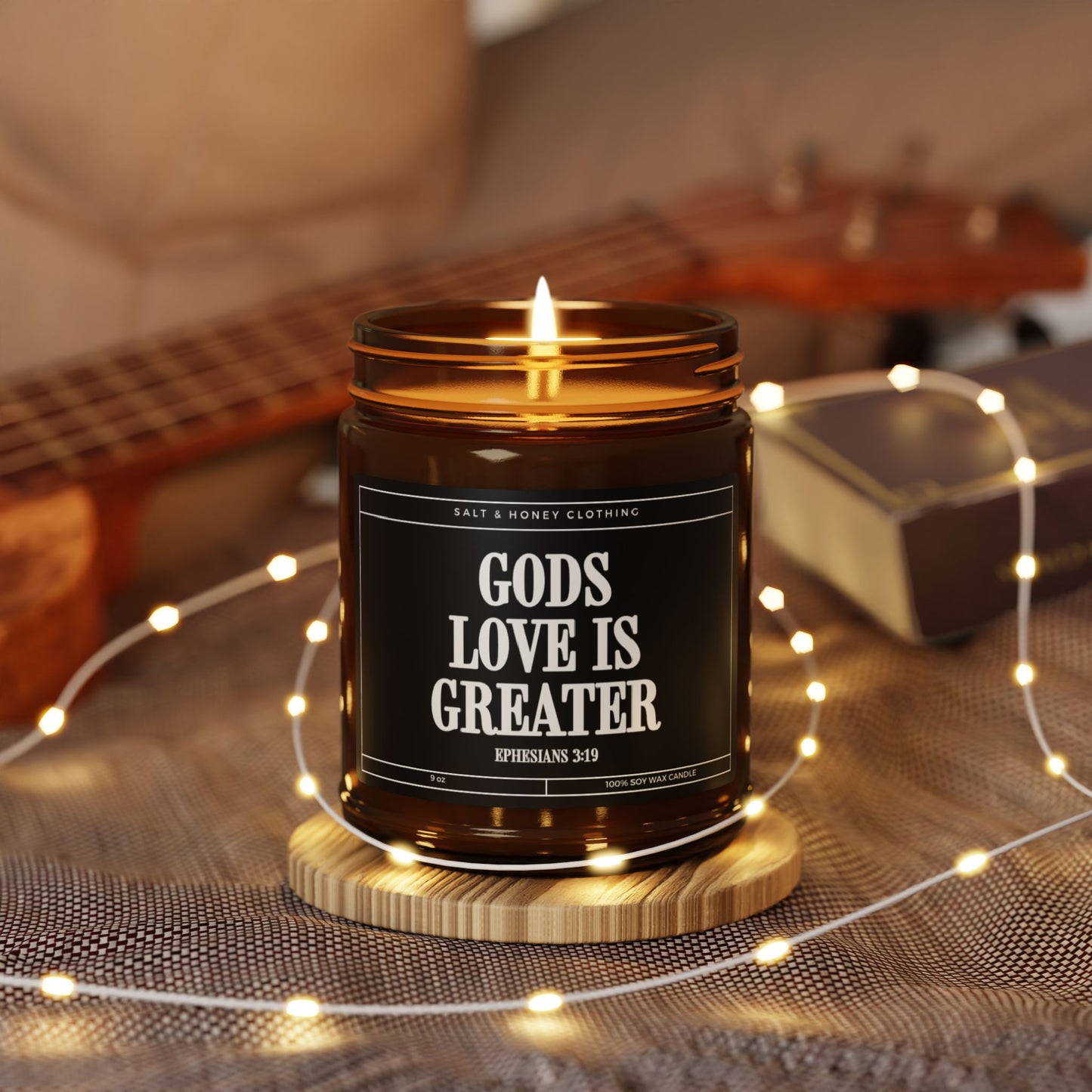 Gods Love is Greater Soy Candle