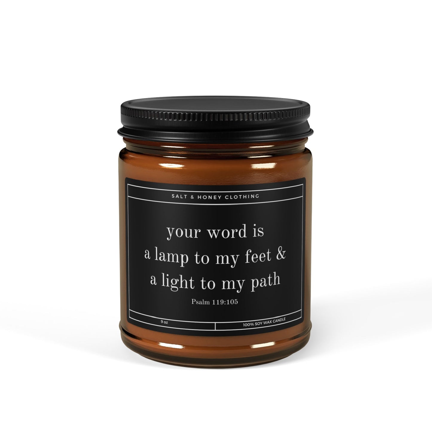 Psalm 109:105 Soy Candle