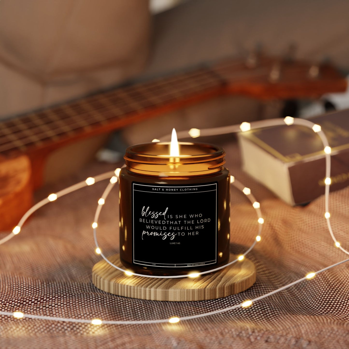 Luke 1:45 Soy Candle