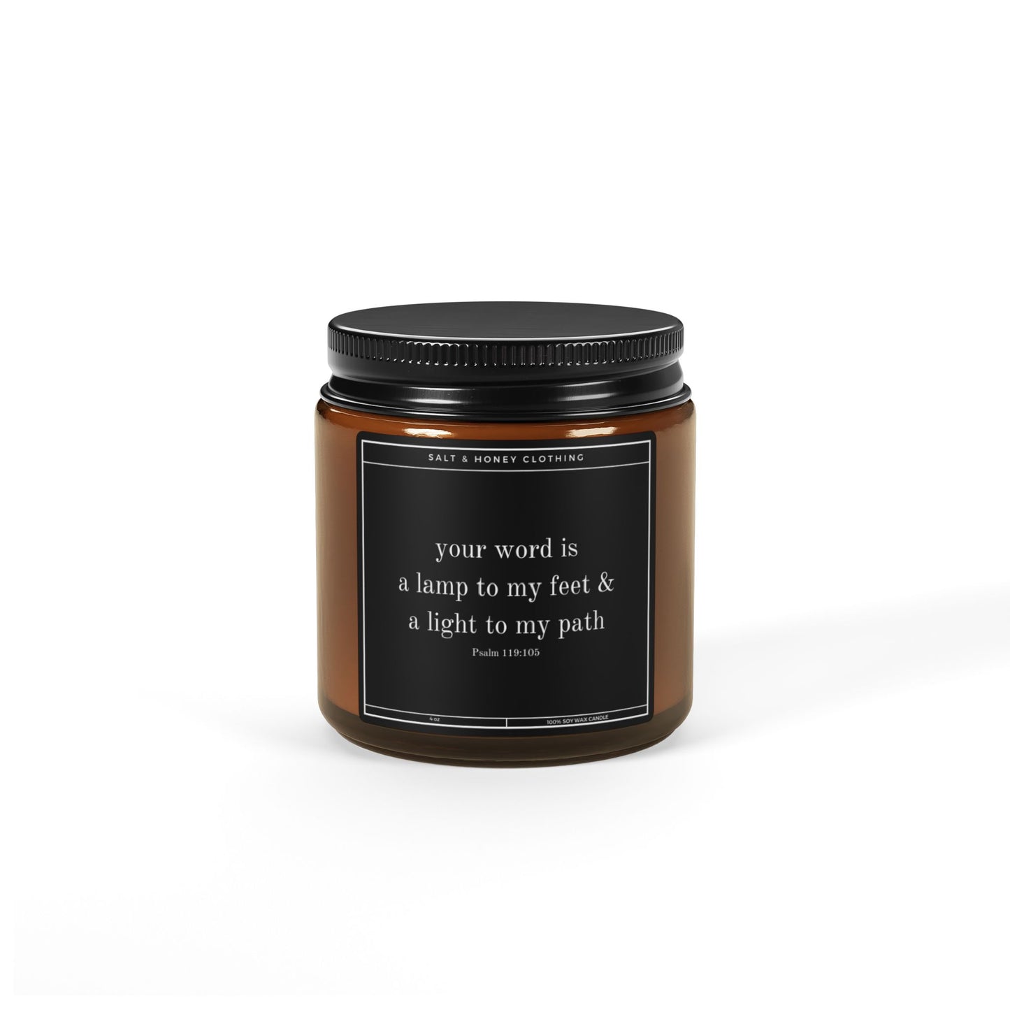 Psalm 109:105 Soy Candle