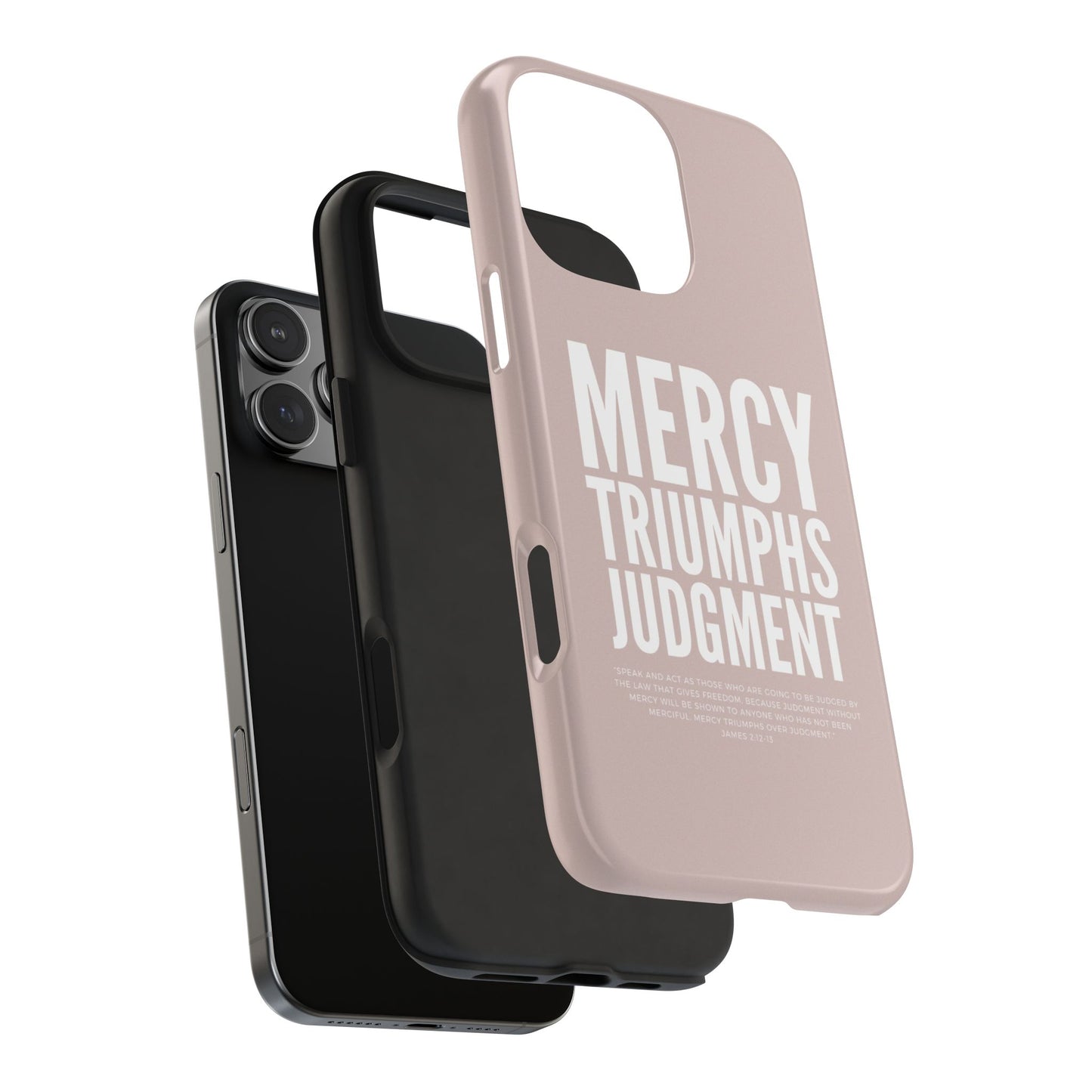 Mercy Triumphs Judgement Phone Case