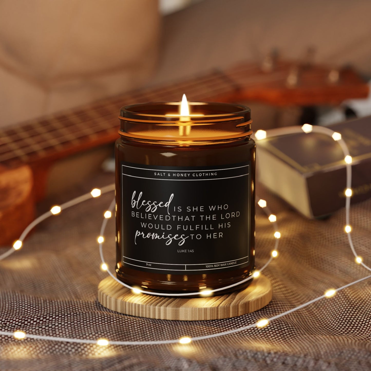 Luke 1:45 Soy Candle