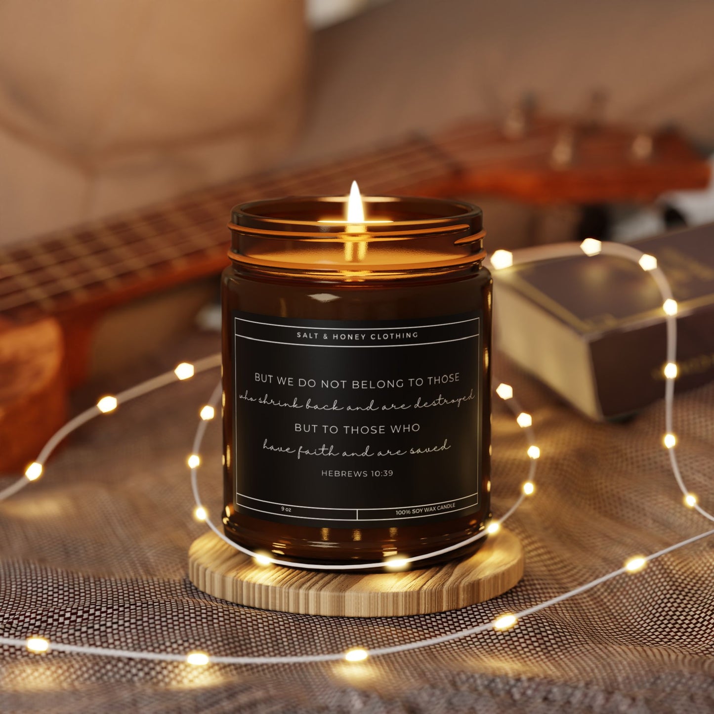 Hebrews 10:39 Soy Candle