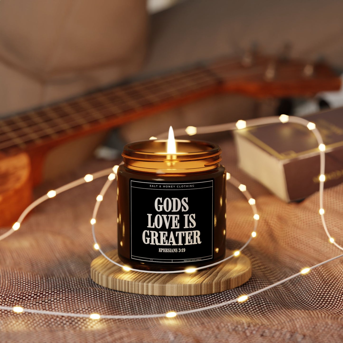 Gods Love is Greater Soy Candle