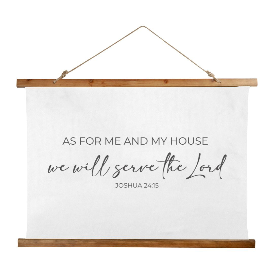 Joshua 24:15 Wall Tapestry