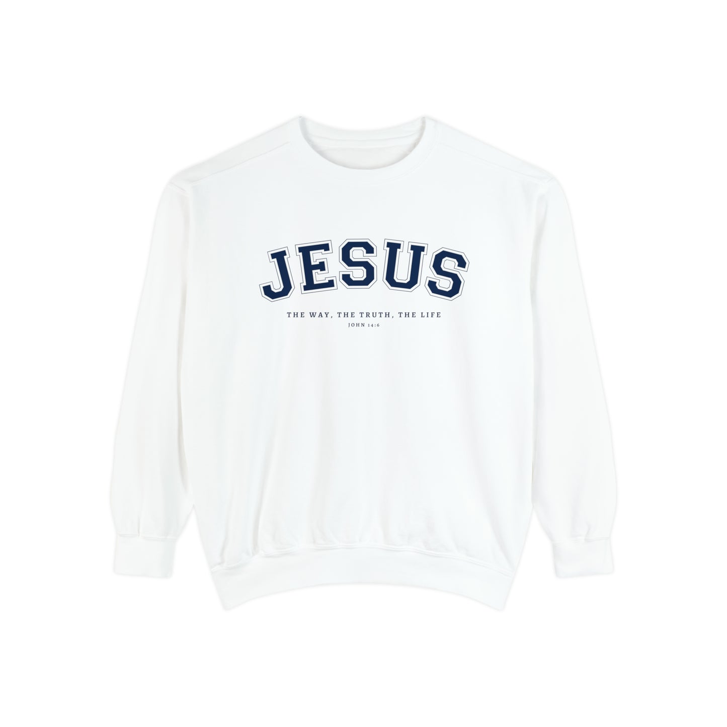 Jesus Collegiate Premium Crewneck