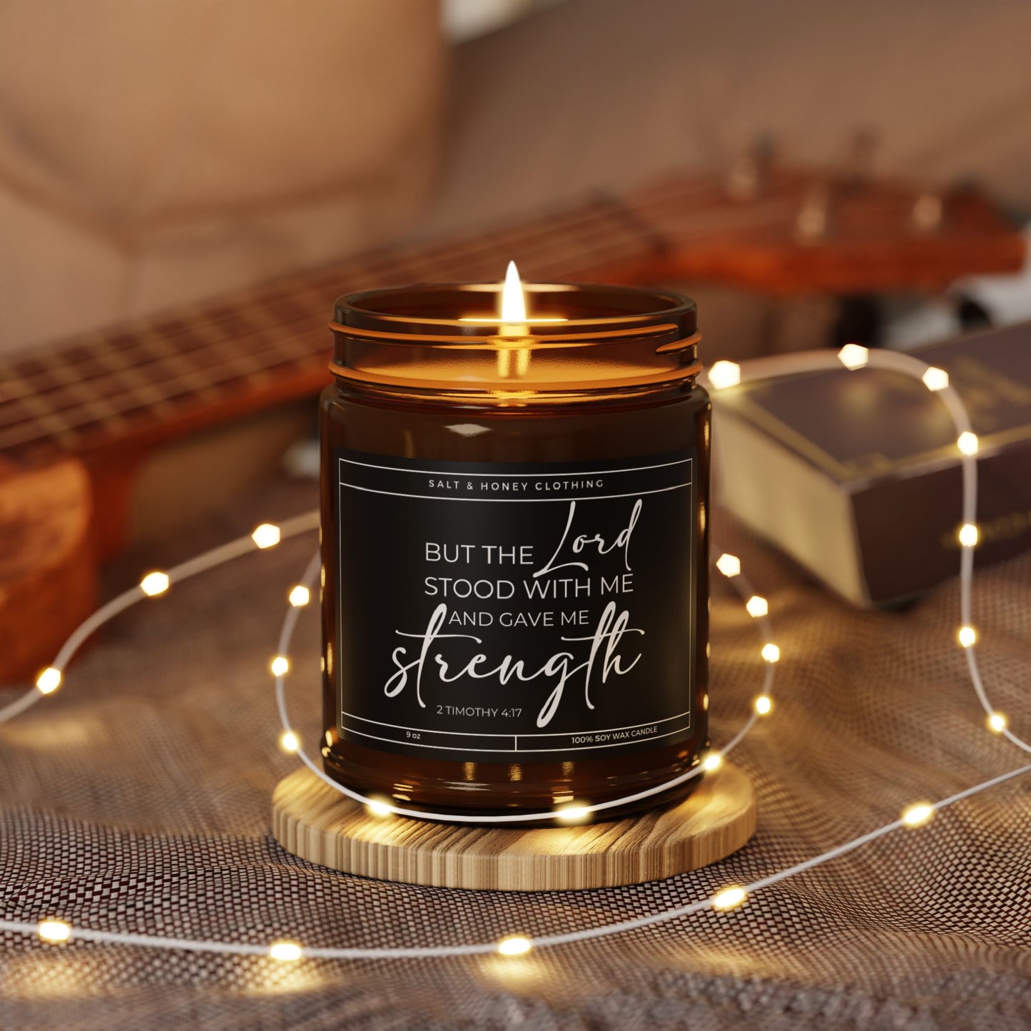 2 Timothy 4:17 Soy Candle