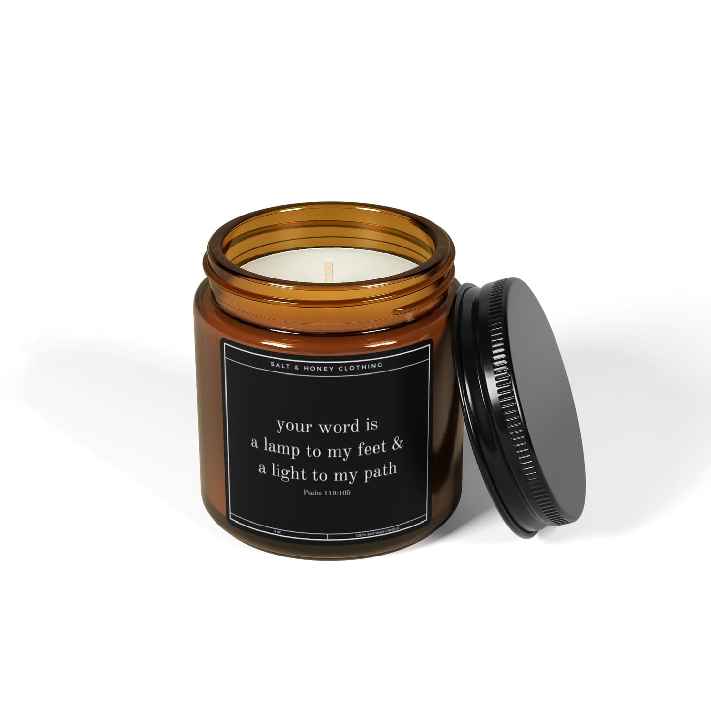 Psalm 109:105 Soy Candle