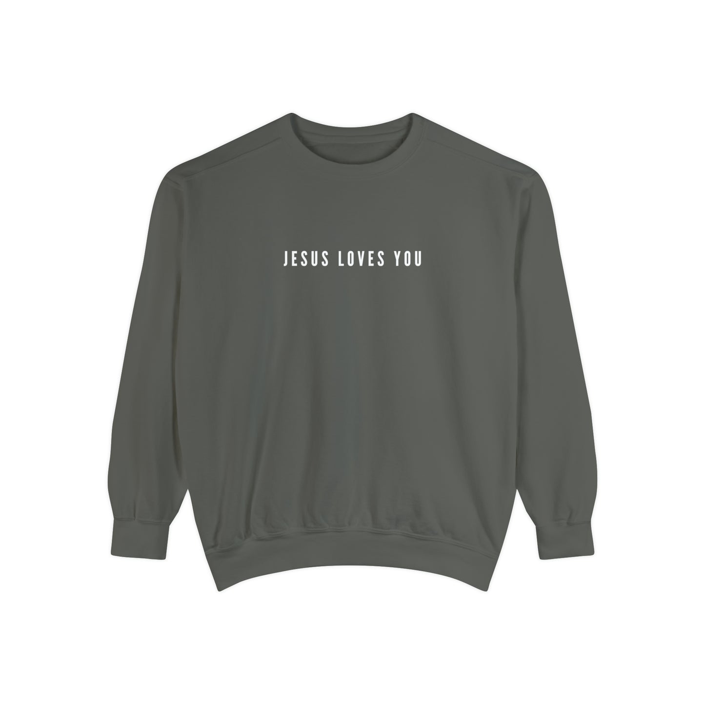 Jesus Loves You Premium Crewneck