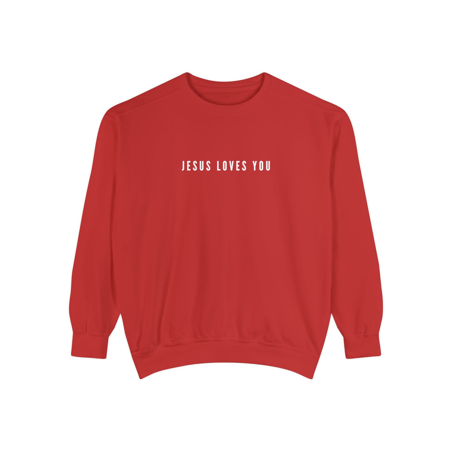 Jesus Loves You Premium Crewneck