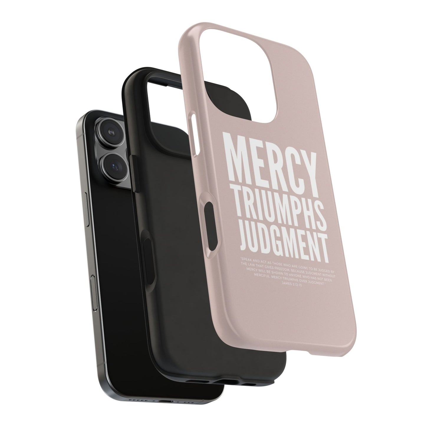 Mercy Triumphs Judgement Phone Case