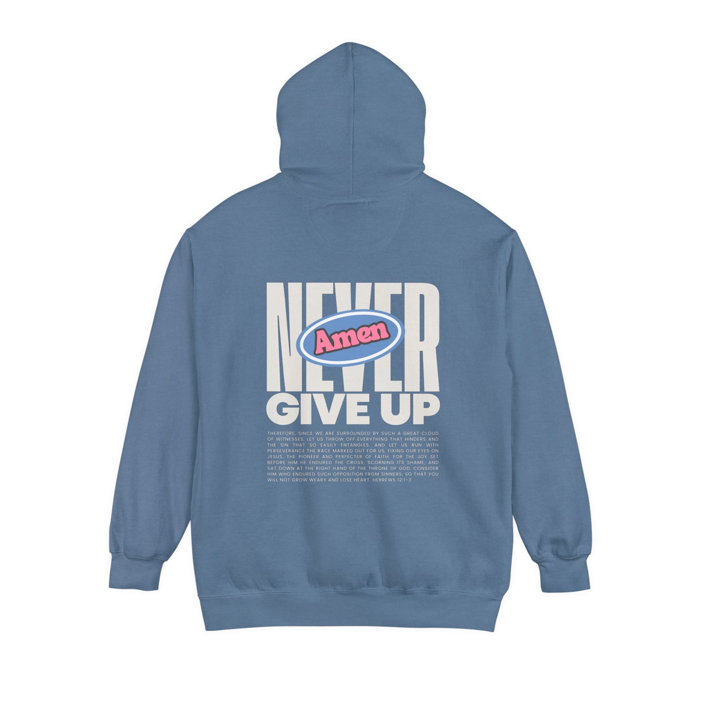 Never Give Up Premium Hoodie