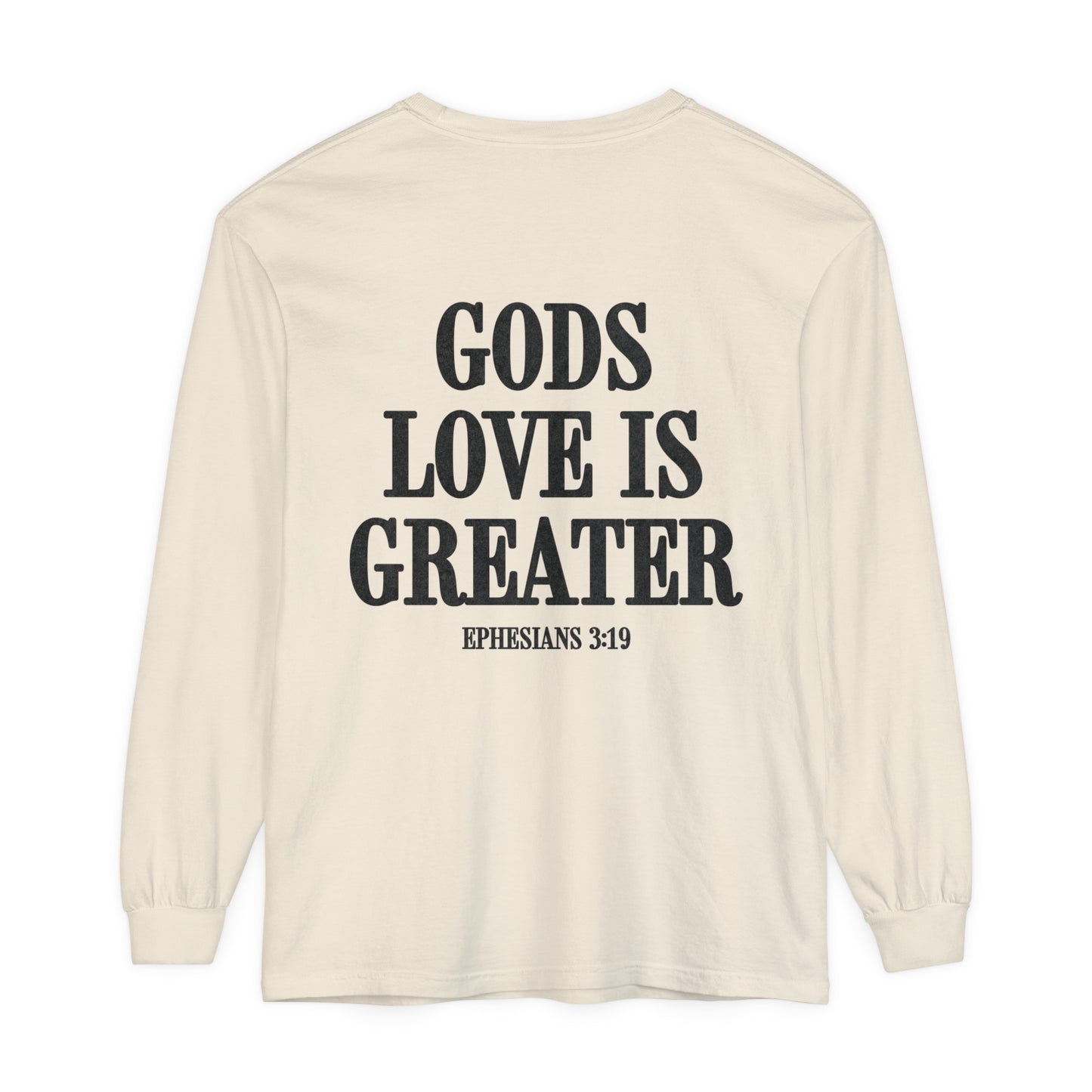 Gods Love is Greater Premium Long Sleeve