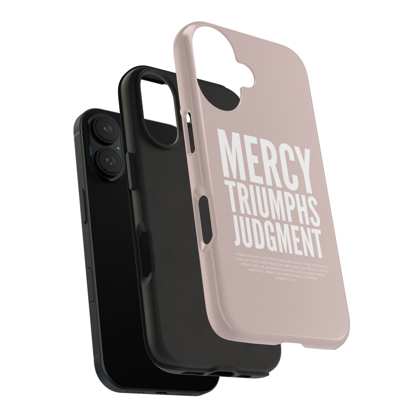 Mercy Triumphs Judgement Phone Case