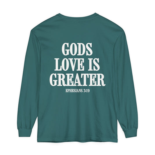 Gods Love is Greater Premium Long Sleeve