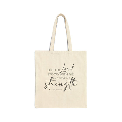 2 Timothy 4:17 Tote Bag