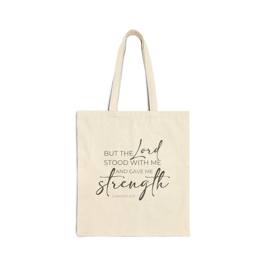 2 Timothy 4:17 Tote Bag