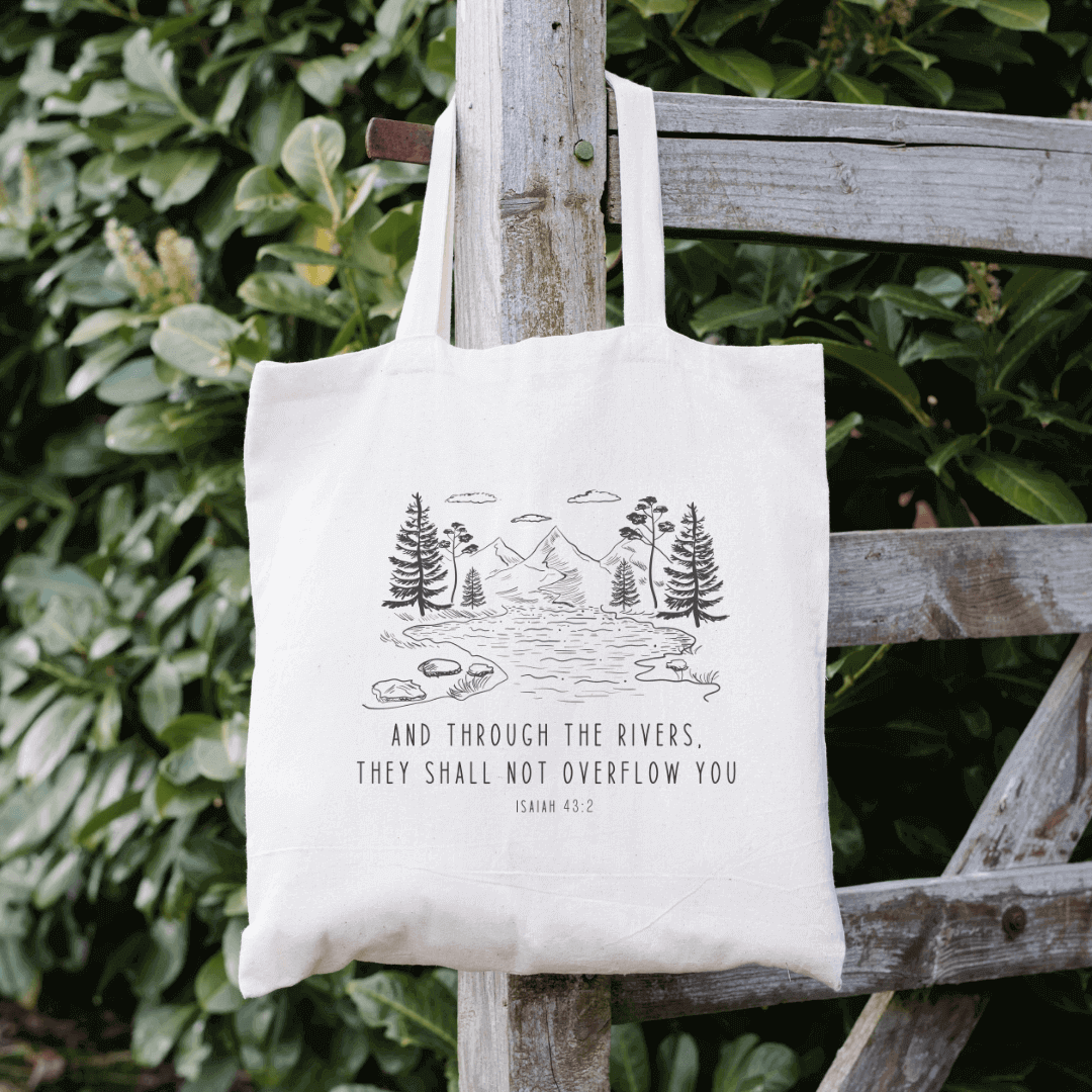 Through The Rivers Tote Bag