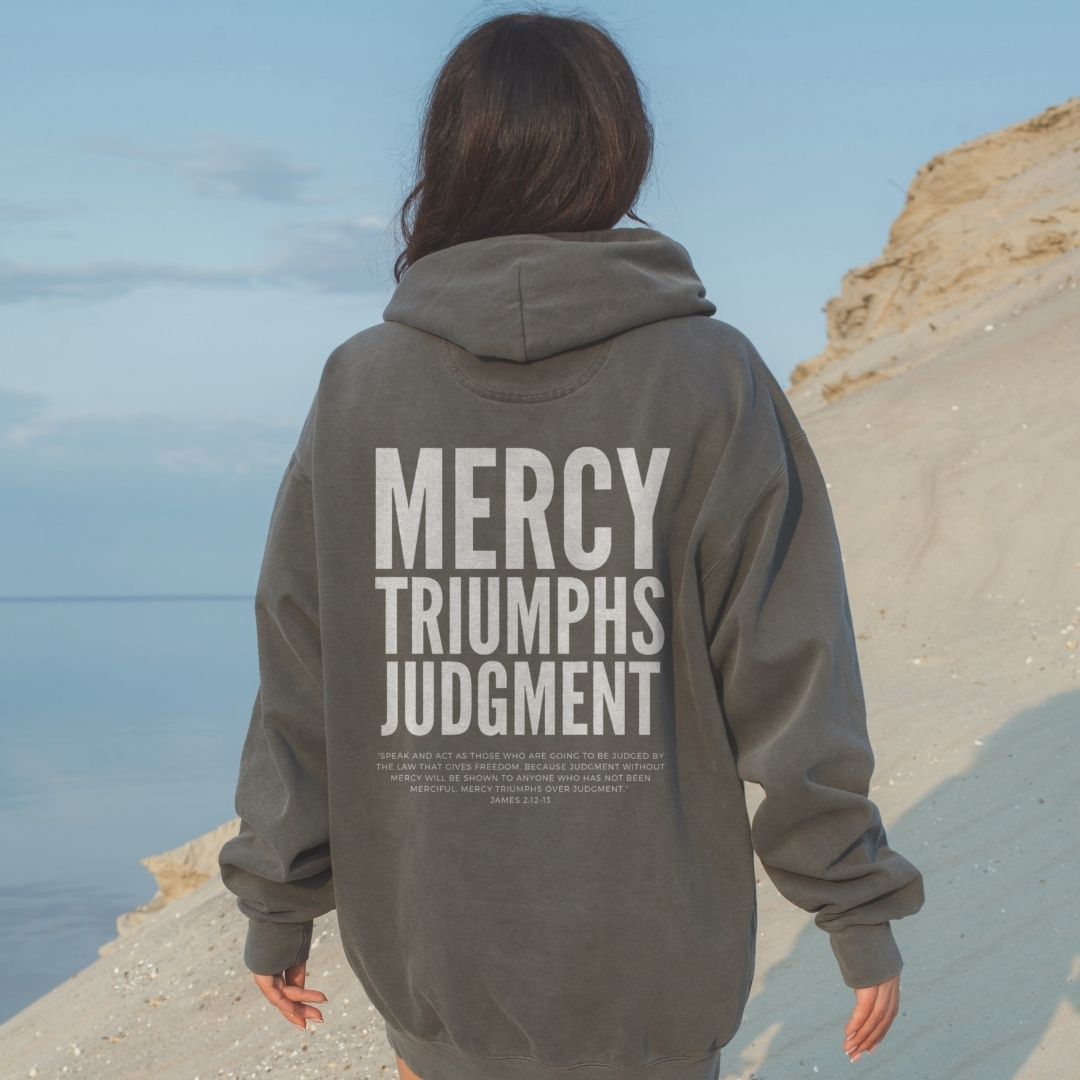 Mercy Triumphs Premium Hoodie