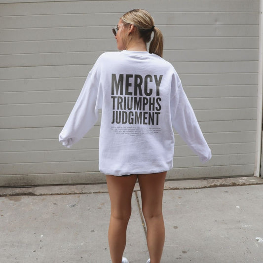 Mercy Triumphs Premium Crewneck