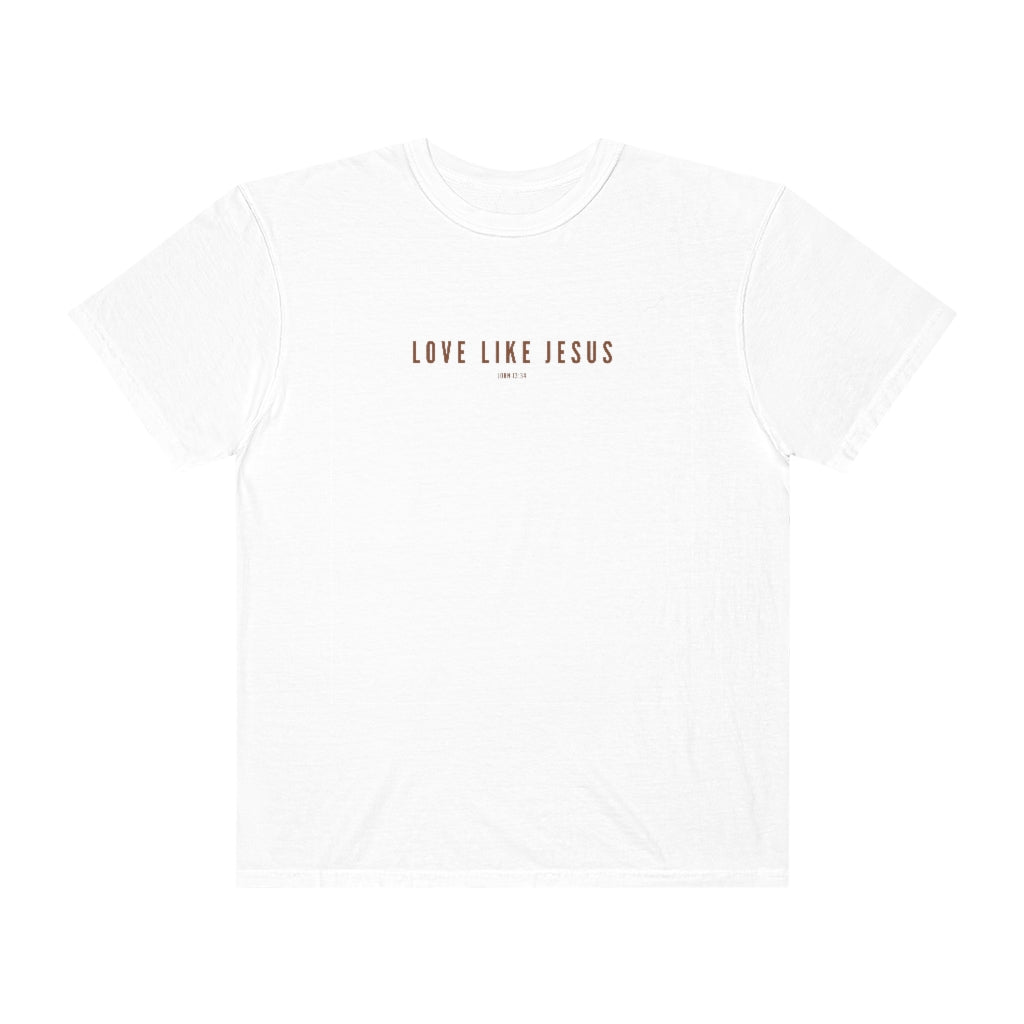 white love like jesus shirt front