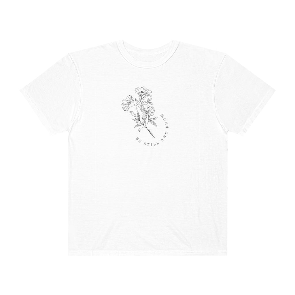 White Be Still and Know Tee